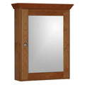 Medium Alder Framed Surface-Mount Bathroom Medicine Cabinet C94666