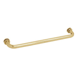 Satin Brass 24 inch Tubular Single-Sided Towel Bar R7540