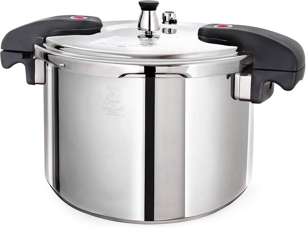 37-Quart Stainless Steel Pressure Cooker with Steam Rack Y907186