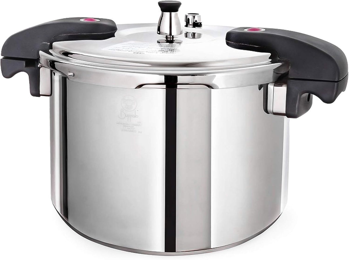 37-Quart Stainless Steel Pressure Cooker with Steam Rack Y907186