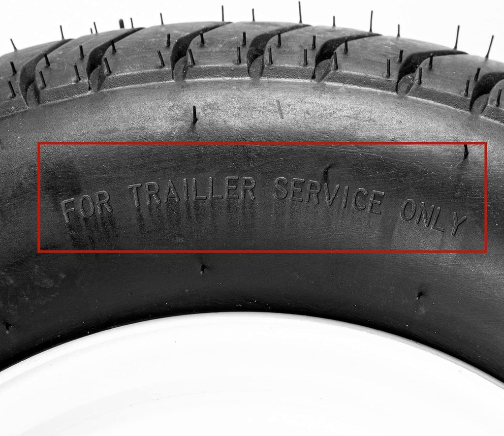 Radial Trailer Tire ST175/80R13 Tubeless Load Range D 8 PR Speed Rating 97/93L Pack of 2 L784