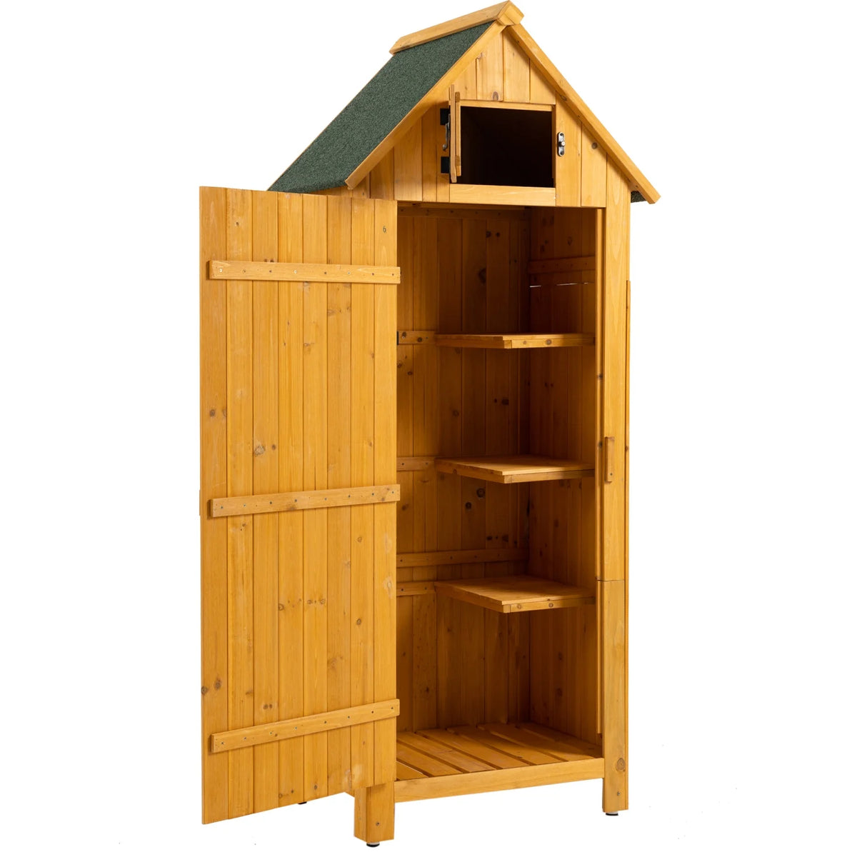 Outdoor Storage Cabinet Wooden Garden Shed H978121