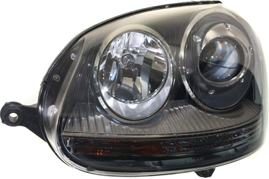 Headlight Lens and Housing Set of 2 for Volkswagen Jetta Rabbit GTI P9381