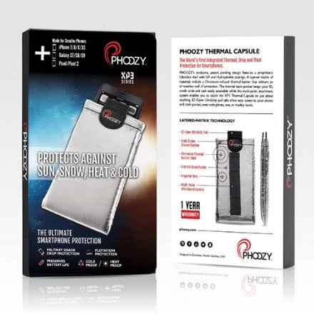 Insulated Phone Pouch Gray K205