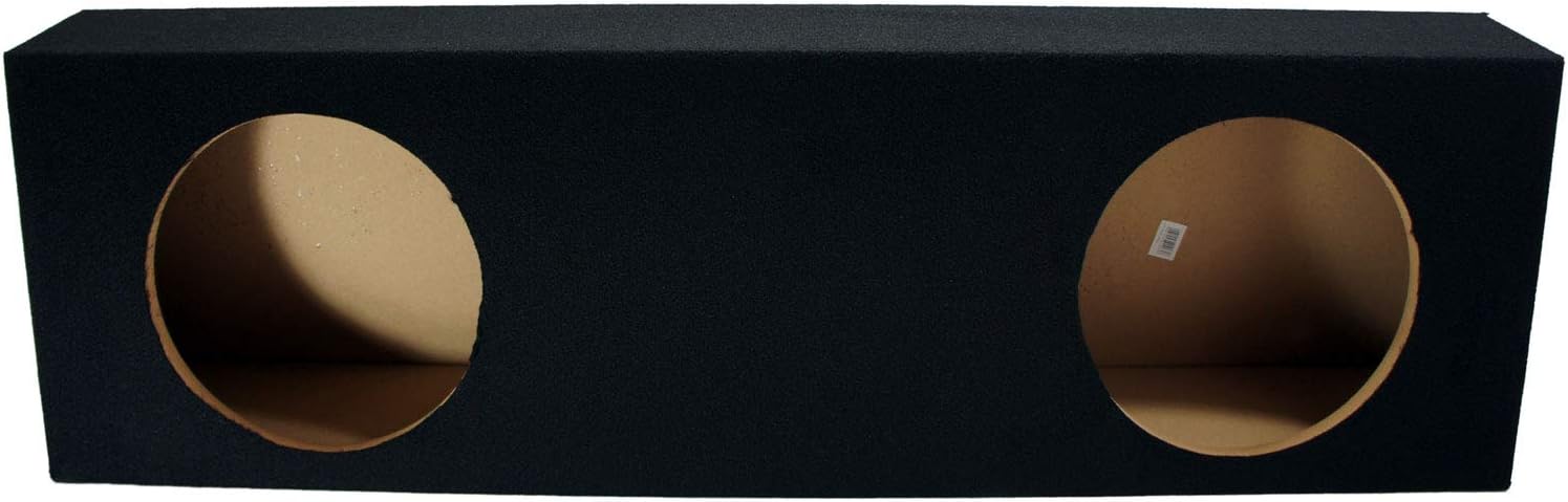 Dual 12 Sub Box Enclosure Package with Car Audio Subwoofers U248938