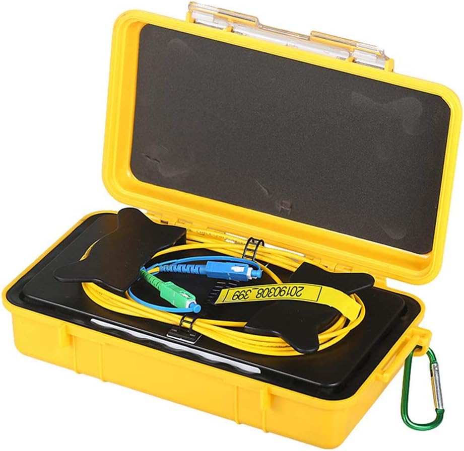 Fiber Optic OTDR Launch Cable Box G652D Singlemode 9/125 SC/UPC-SC/APC Connector (500M) Q263