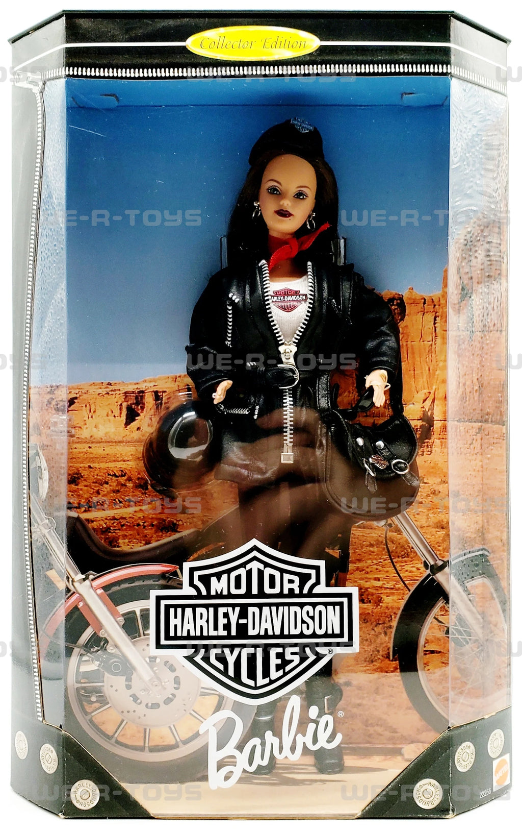 Brunette Barbie Doll Motorcycle N68586
