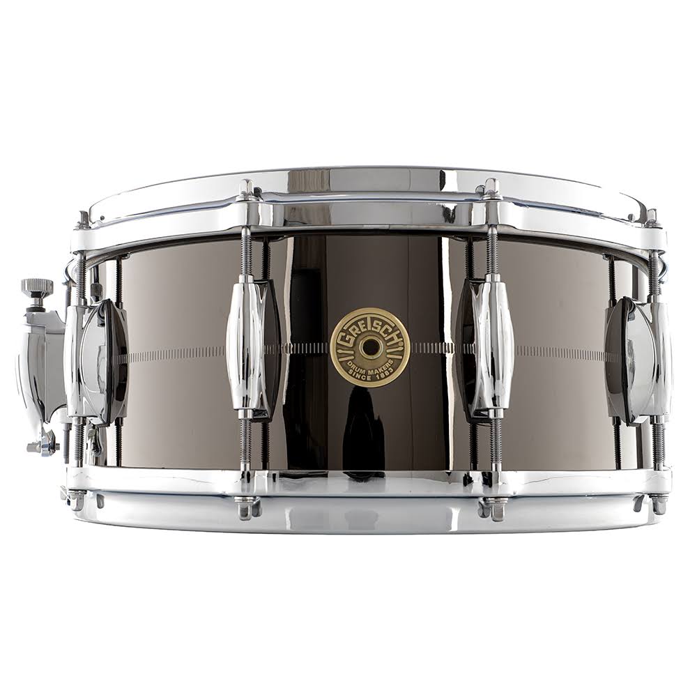 6x22 x 14x22 Black Nickel Over Brass Snare Drum K230