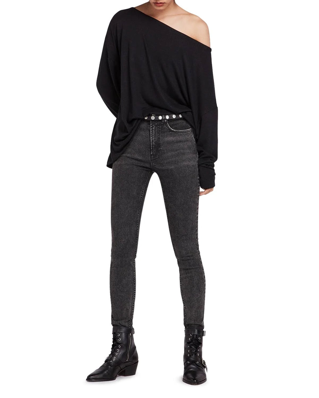 Oversized Tee - Black H12096