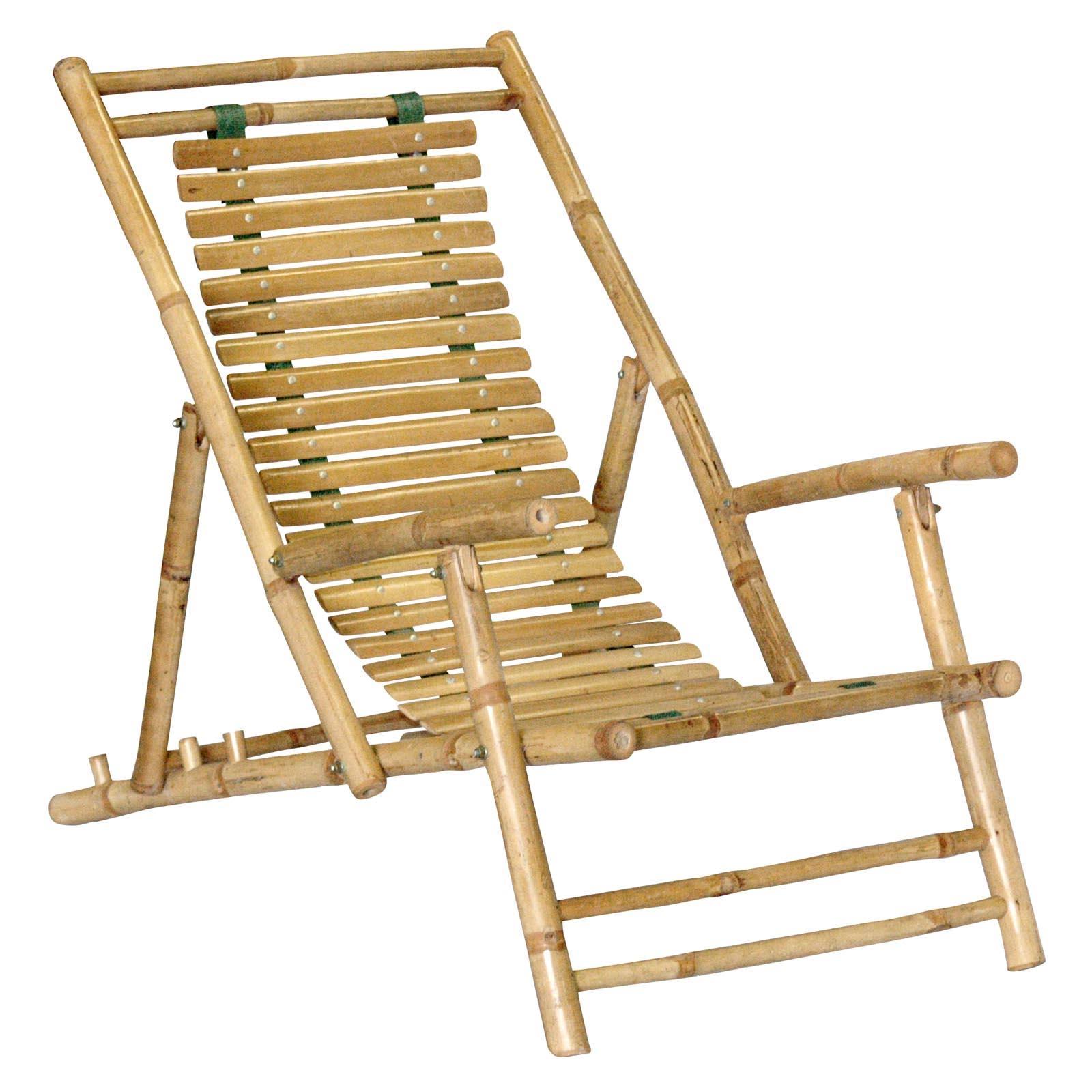 Bamboo Recliner Chairs - Set of 2 I807171