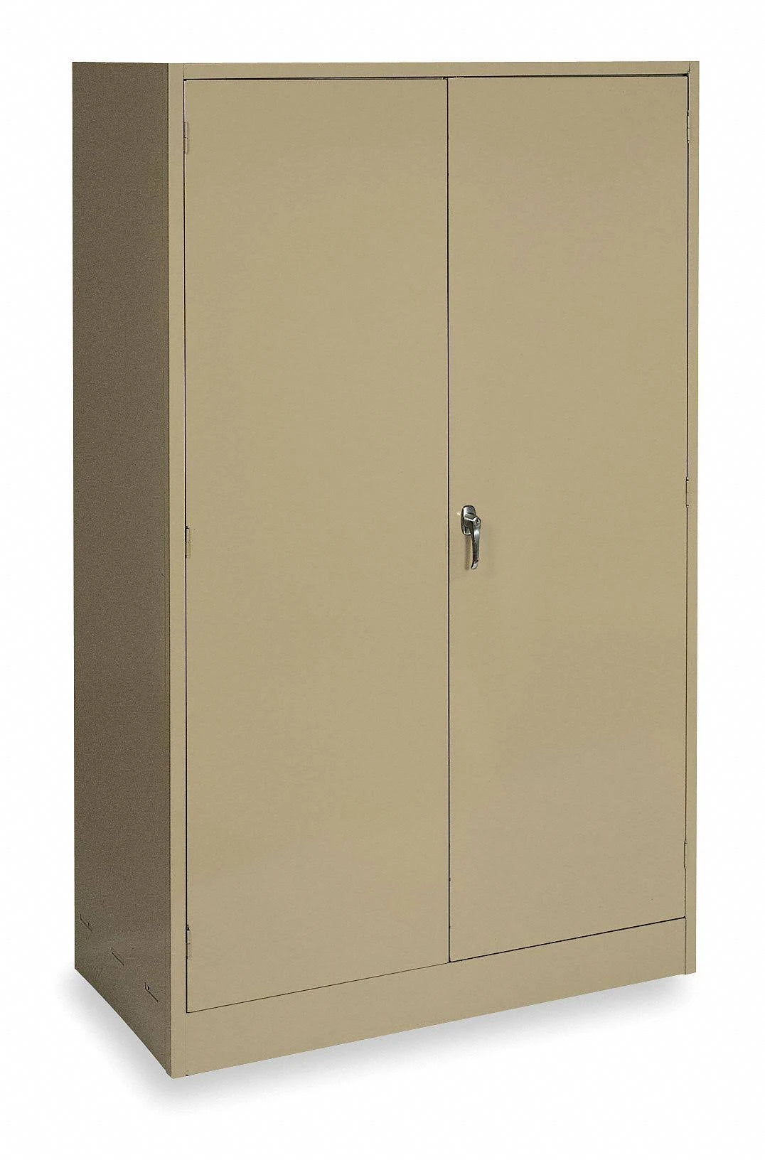 Tan 78 in H 48 in W Storage Cabinet J6684