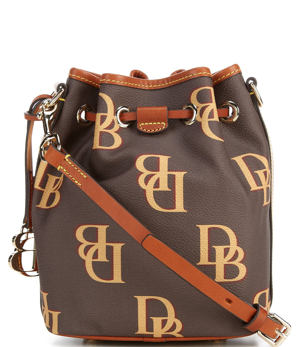 Saddle Coated Cotton Drawstring Bag L230
