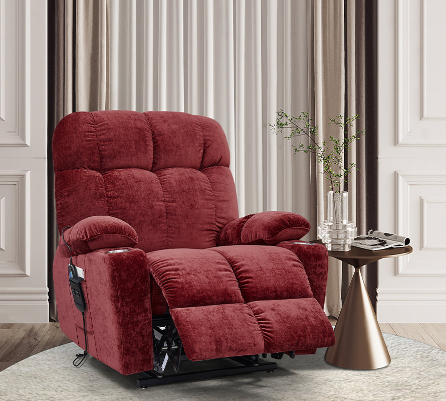 Motor Power Lift Recliner Chair with Heat Massage U551