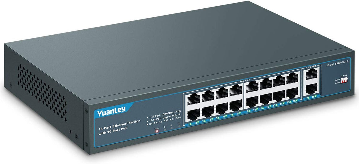 18 Port PoE Switch with 250W Built-in Power I29456