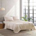 Beige Percale Sheet Set, Twin D6135