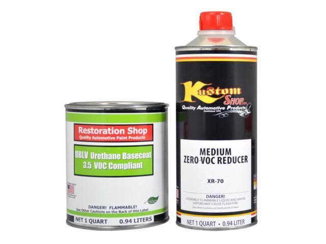 Steel Gray Metallic Quart Urethane Basecoat Car Paint Kit N95616