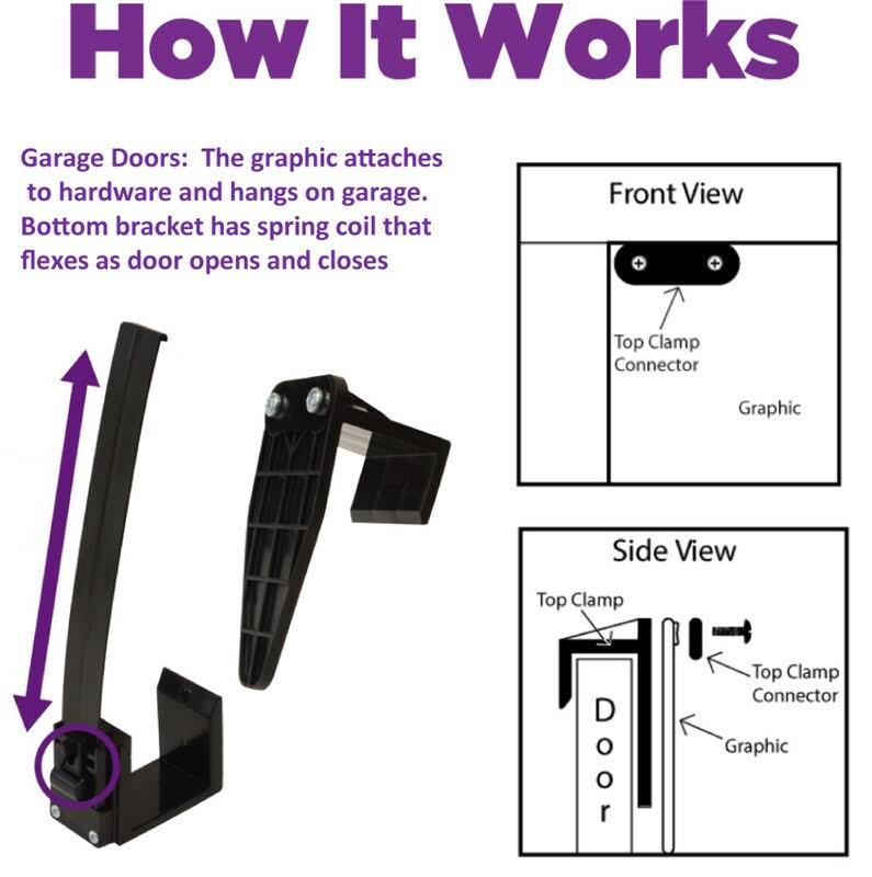 Garage Door Decor F16782