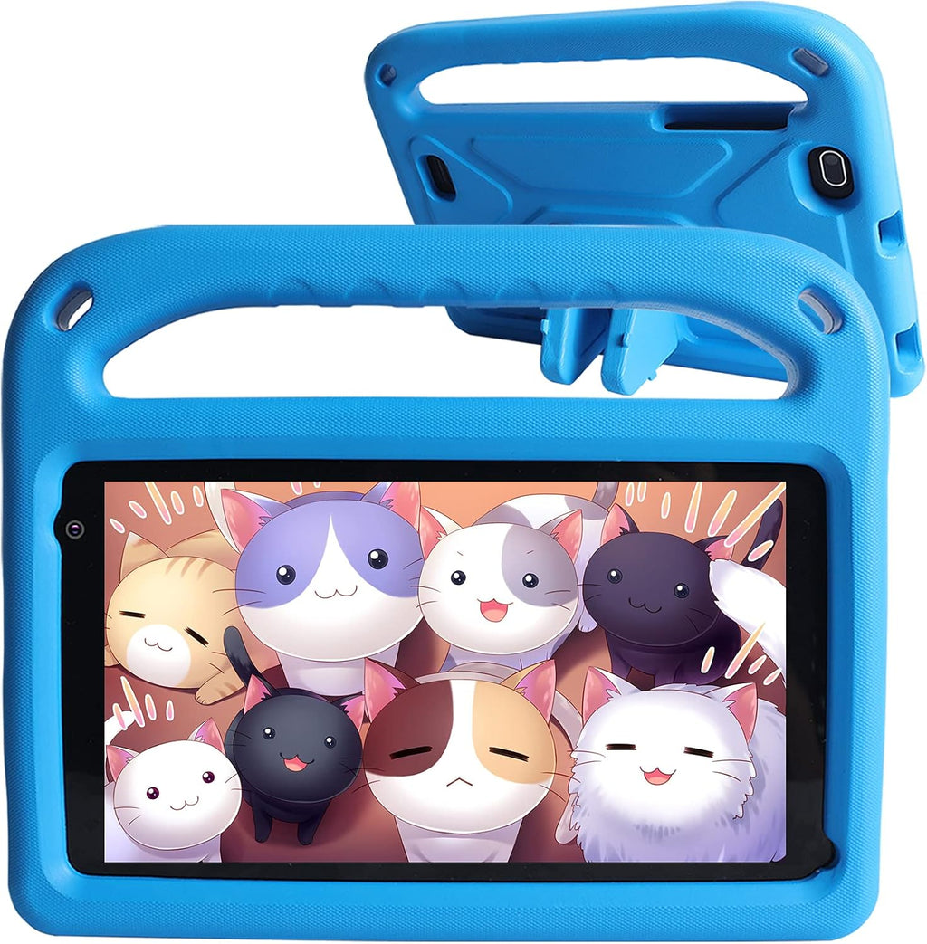 7in 32GB ROM 128GB Extended Memory Android 11 Go Kids Tablet Quad-Core IPS HD Display Blue M40451