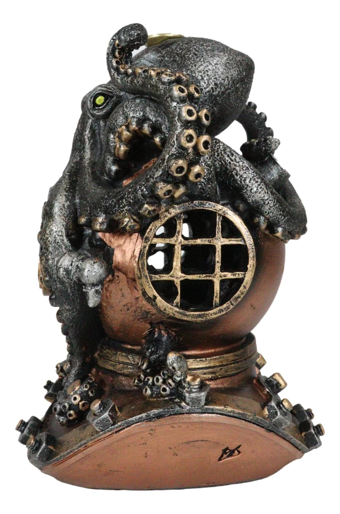Steampunk Divers Helmet Incense Cone Burner Y68688