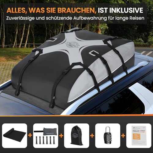 20 Cubic Waterproof Car Roof Bag with Strap V853654