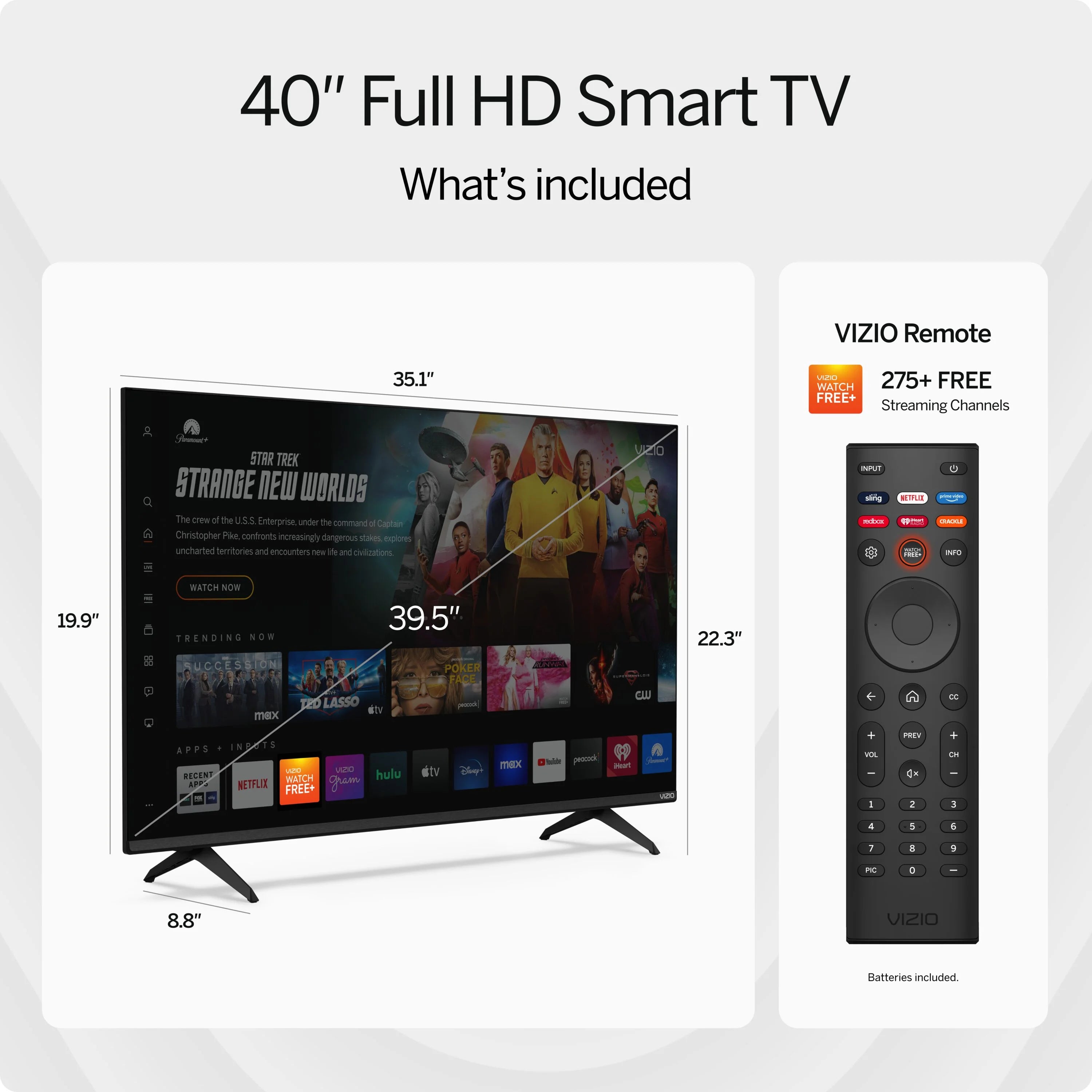 40" Class Full HD 1080p LED Smart TV Q57584