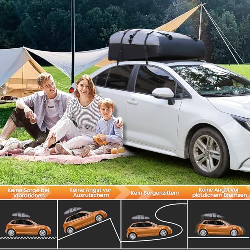 20 Cubic Waterproof Car Roof Bag with Strap V853654