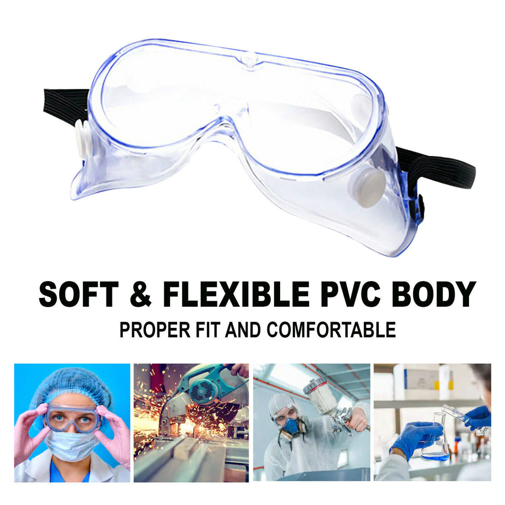 Clear Anti Fog Anti Scratch Safety Goggles I455