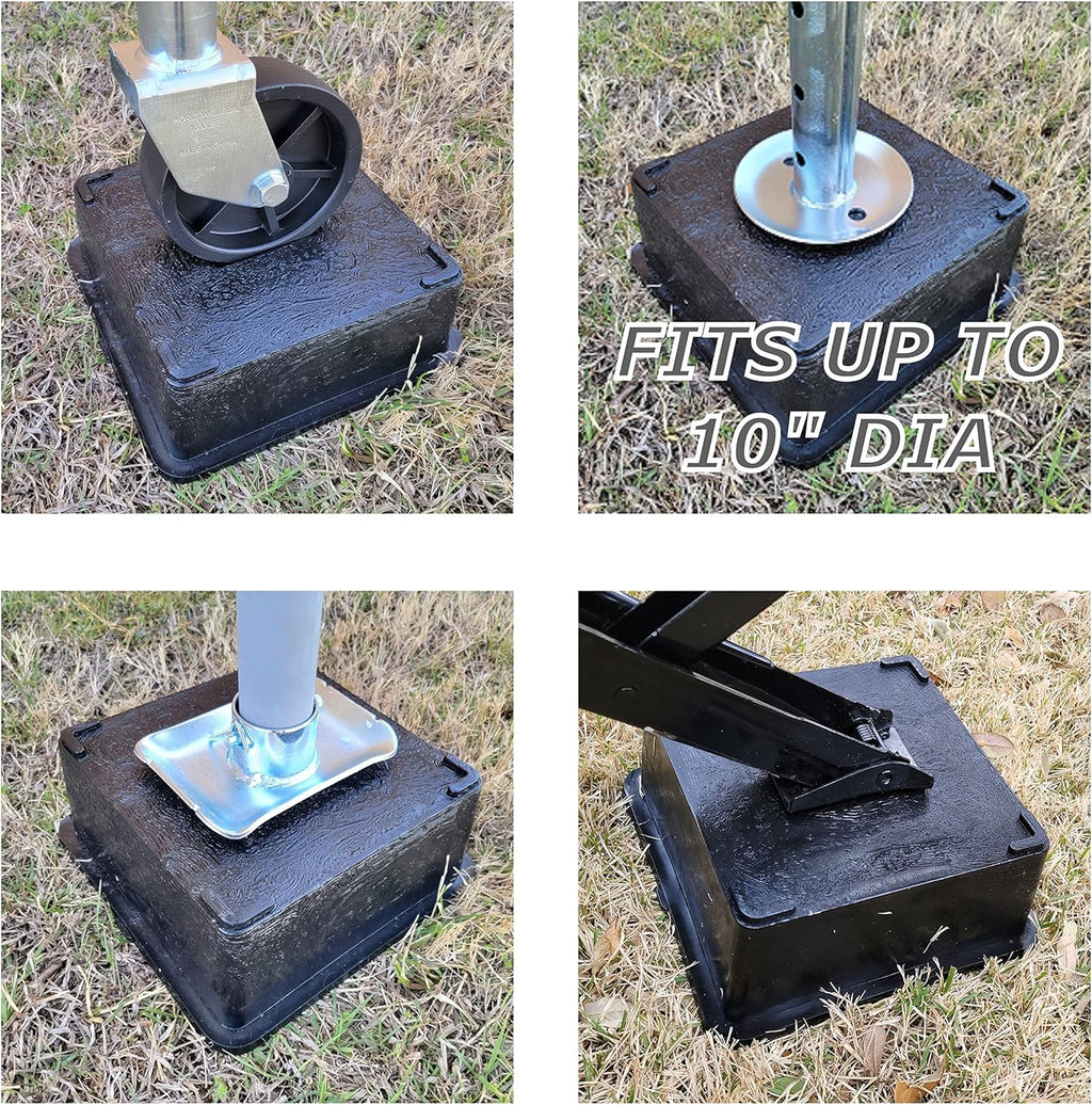 Trailer Jack Block Stand 12,000 lbs Capacity Stabilizing Pads P422