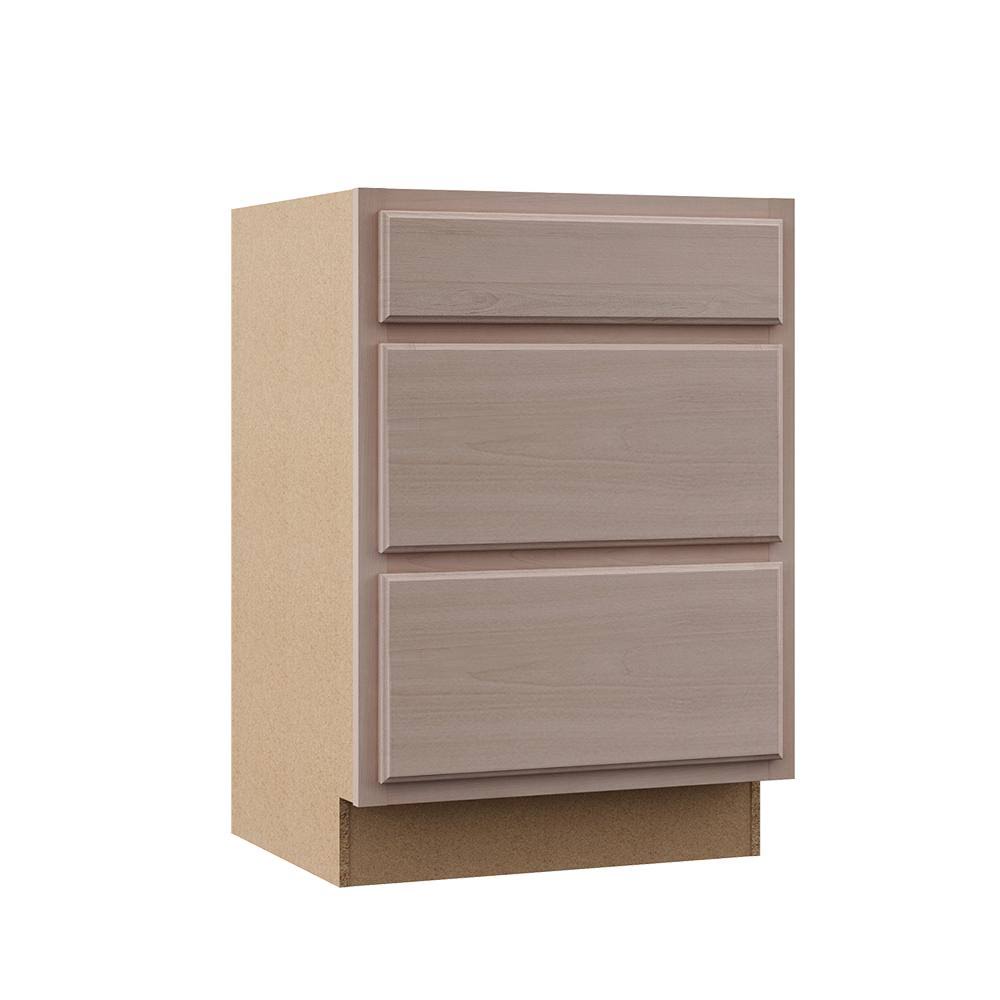 Unfinished Beech Drawer Base Kitchen Cabinet Q3159