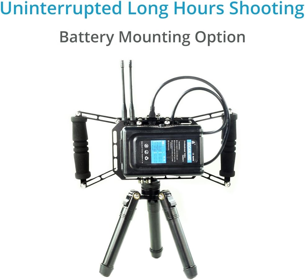 Monitor Cage for 4 to 7 LCD Monitor Display with V-Mount Battery Plate T9351