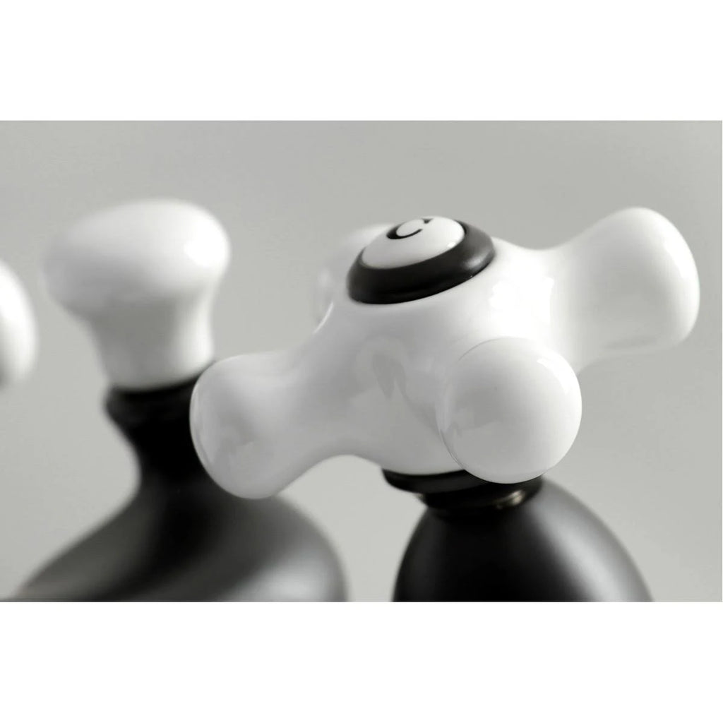 Satin Nickel Centerset Lavatory Faucet with Brass Pop-Up P79191