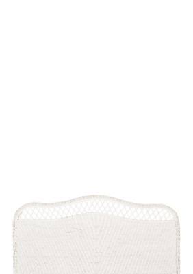 White Queen Rattan Headboard L998