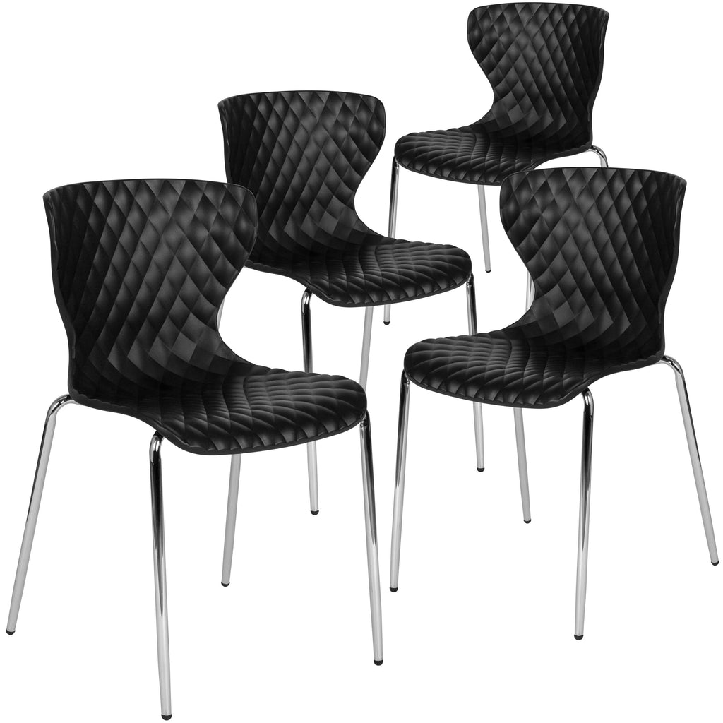 Gray Plastic Stack Chair Y94362