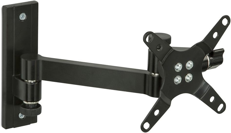 Full Motion VESA Monitor Wall Mount, 33 lb Capacity, Black, Pack of 2 V72987