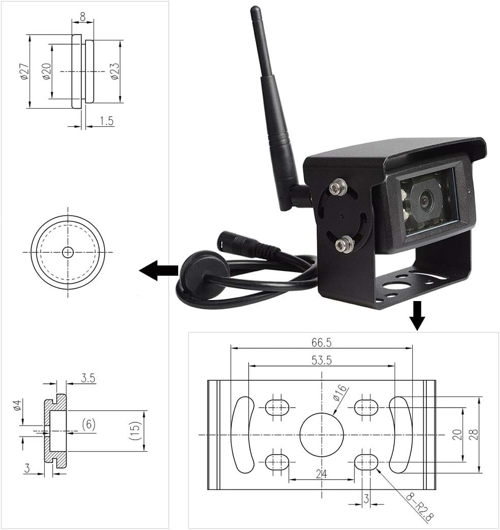 Wireless High Definition Rear View Camera U920