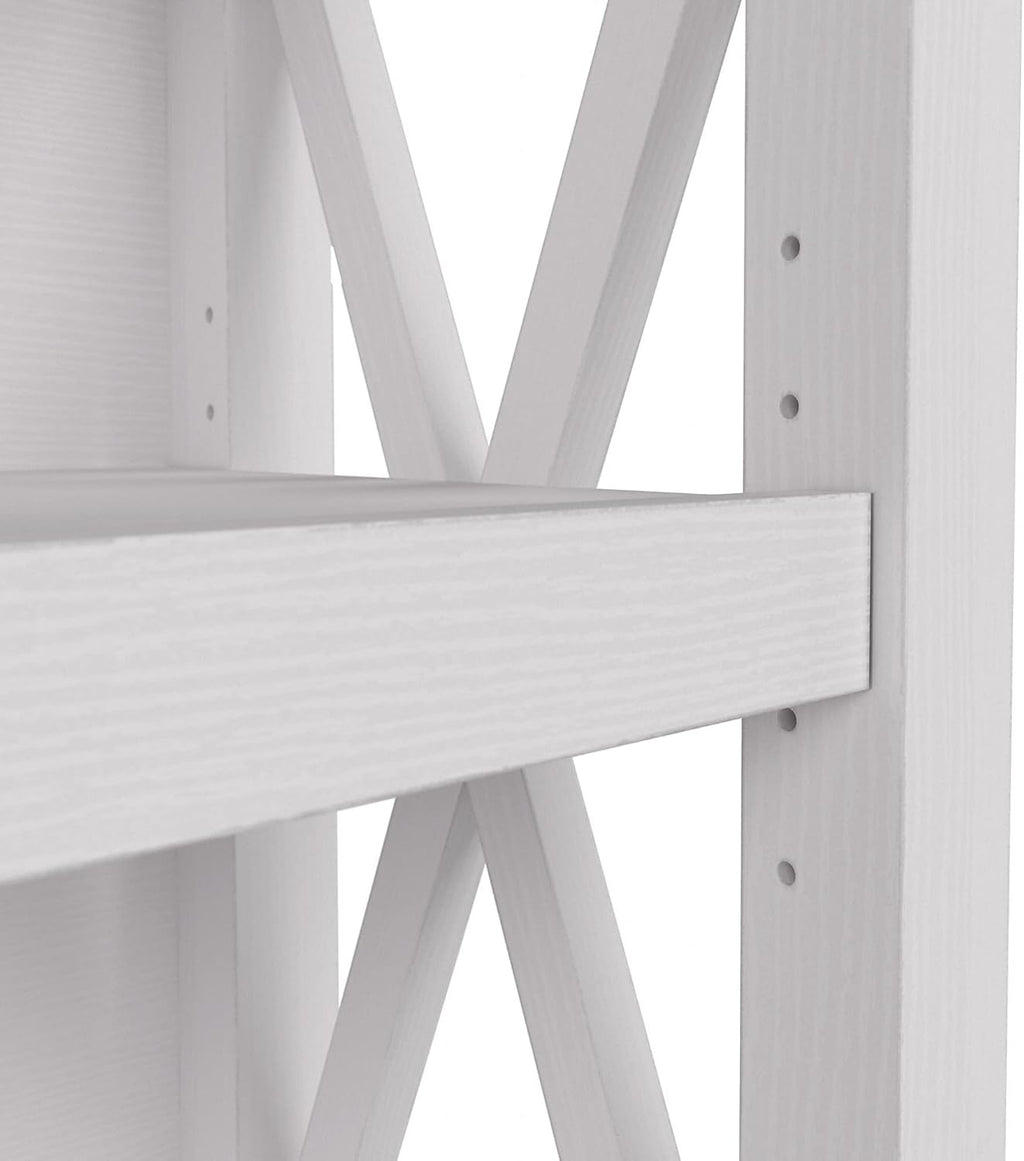 Pure White Oak 2 Shelf Bookcase M166
