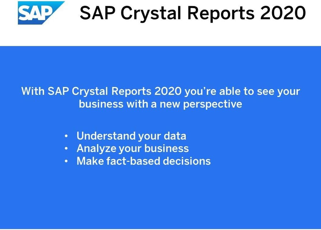Crystal Reports 2020 Reporting Software [64-Bit] [PC Download] M89479