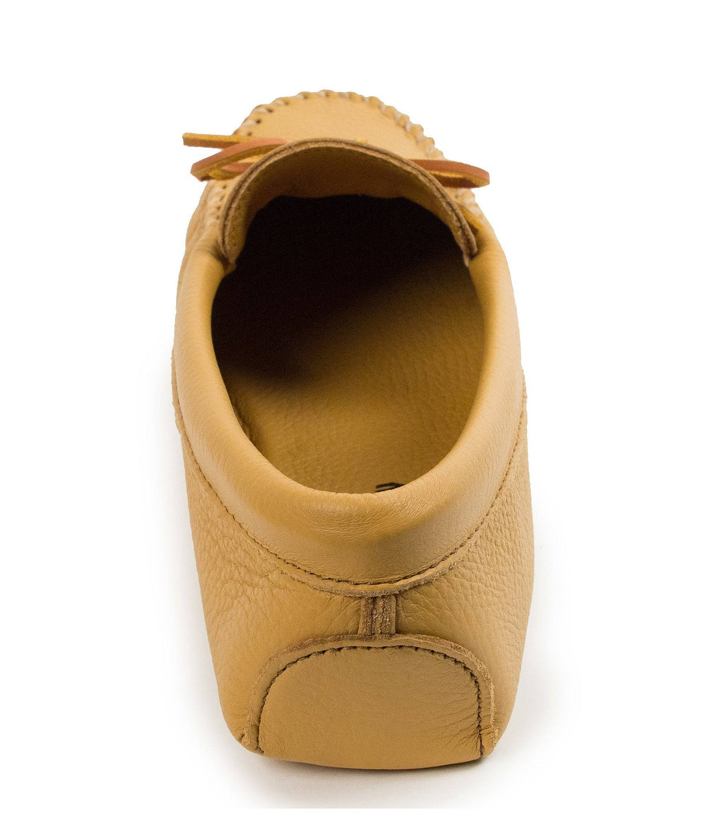 Black Double Deerskin Softsole Men&s Shoes L1830