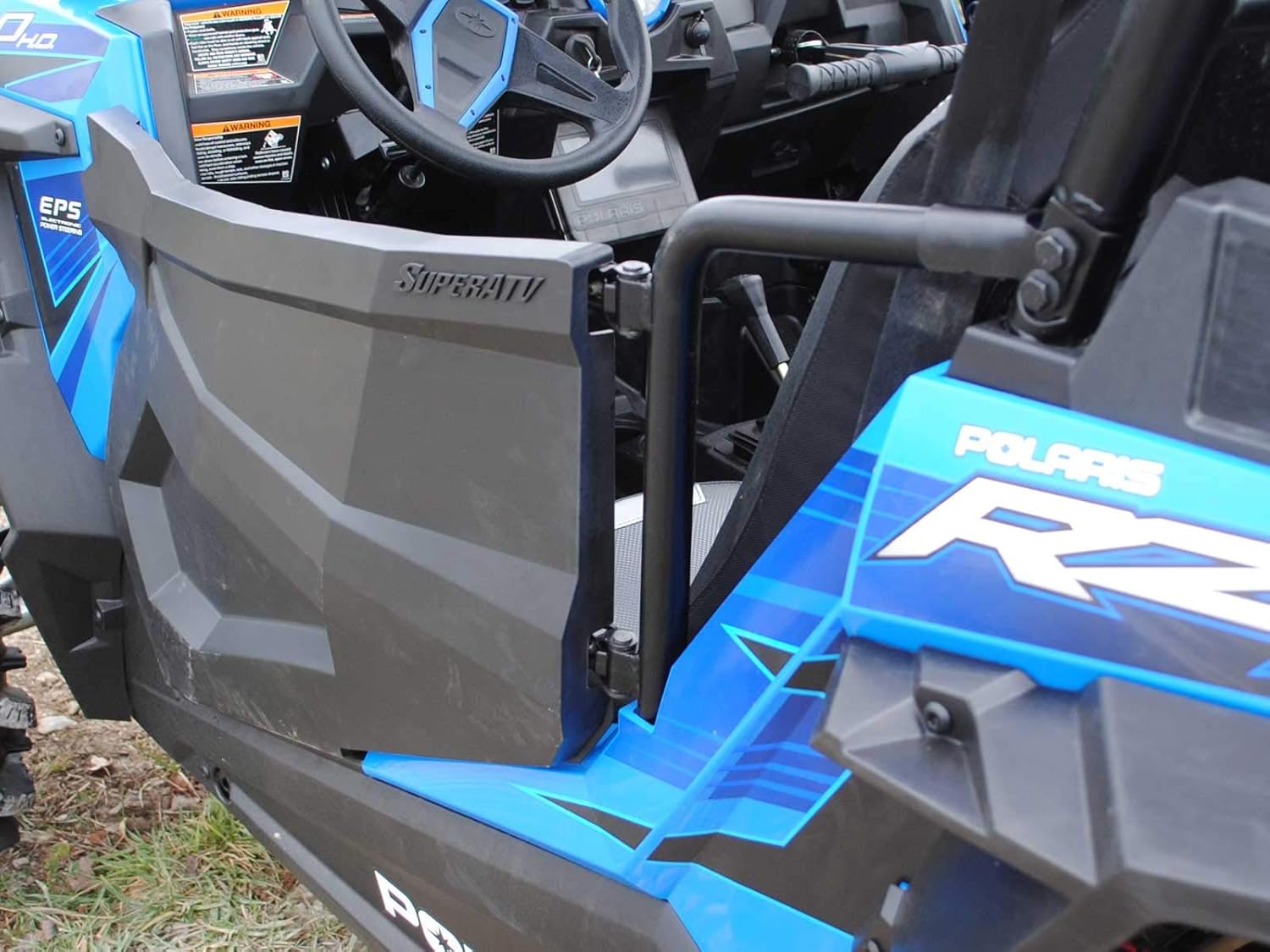 Black Full Plastic Doors for Polaris RZR 900 S, Pair C1392