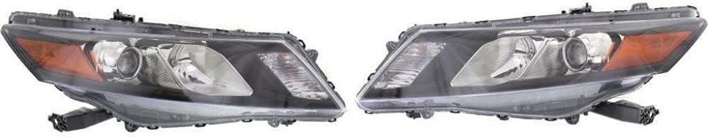 Headlight Assembly Pair Halogen E6651
