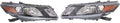 Headlight Assembly Pair Halogen E6651