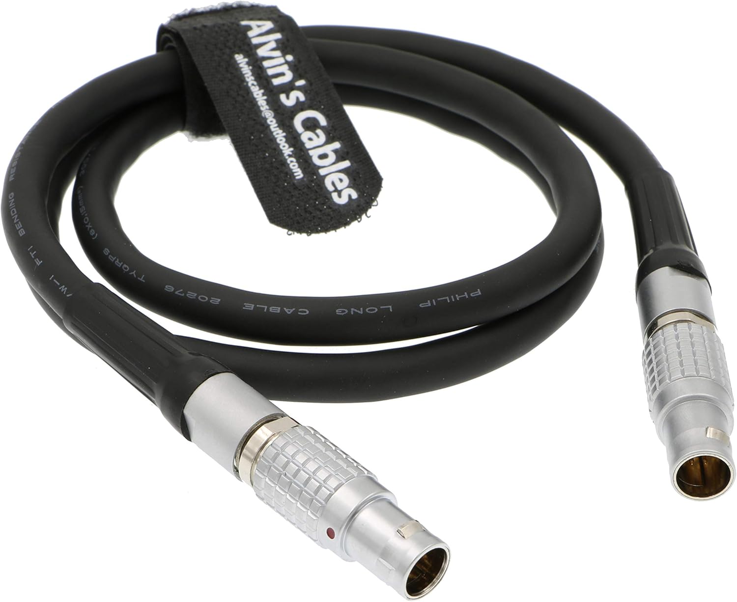 7 Pin to 7 Pin Male Motor Connection Cable Right Angle to Straight 60CM Pack of 2 C954