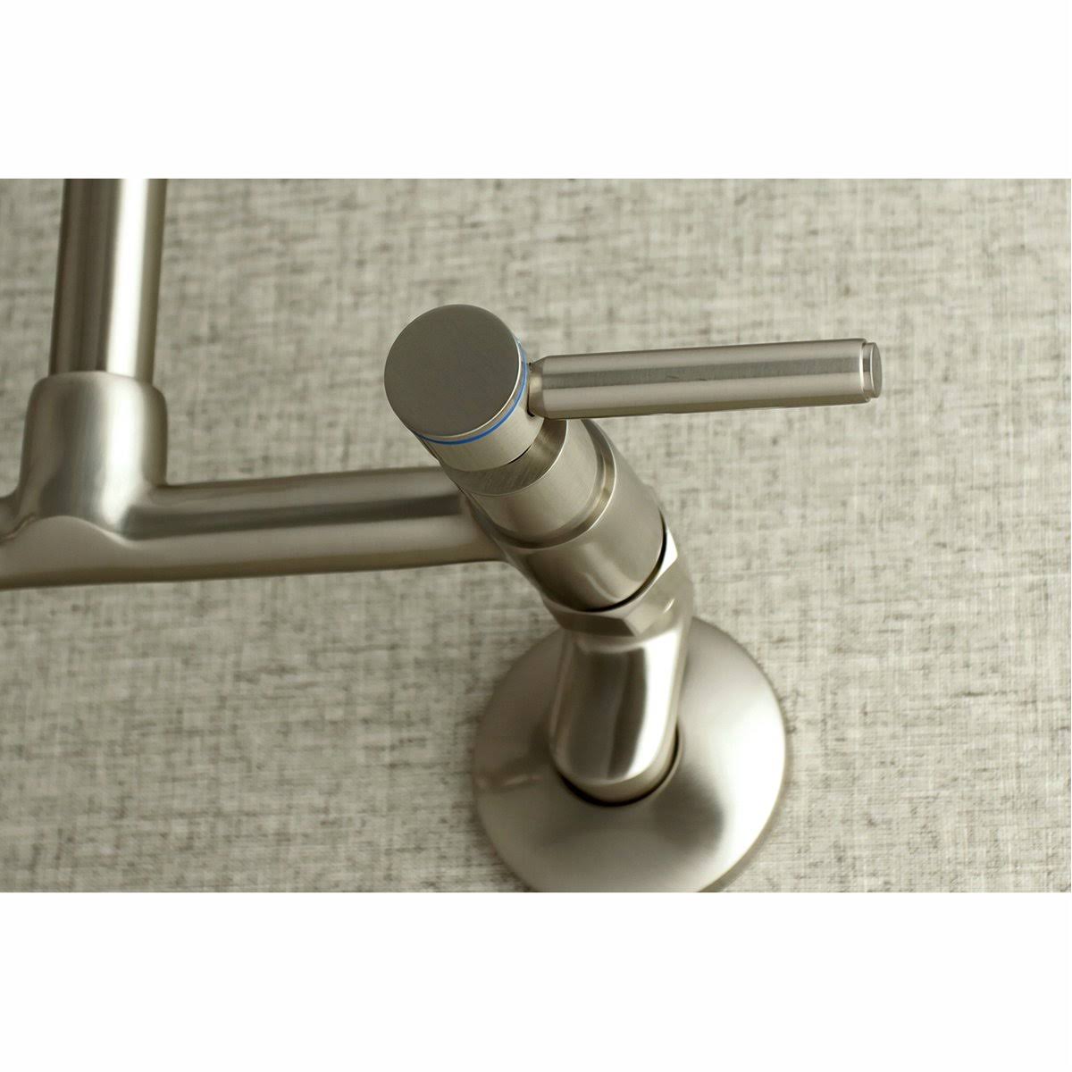 8x22 Adjustable Center Wall Mount Kitchen Faucet, Oil Rubbed Bronze R441