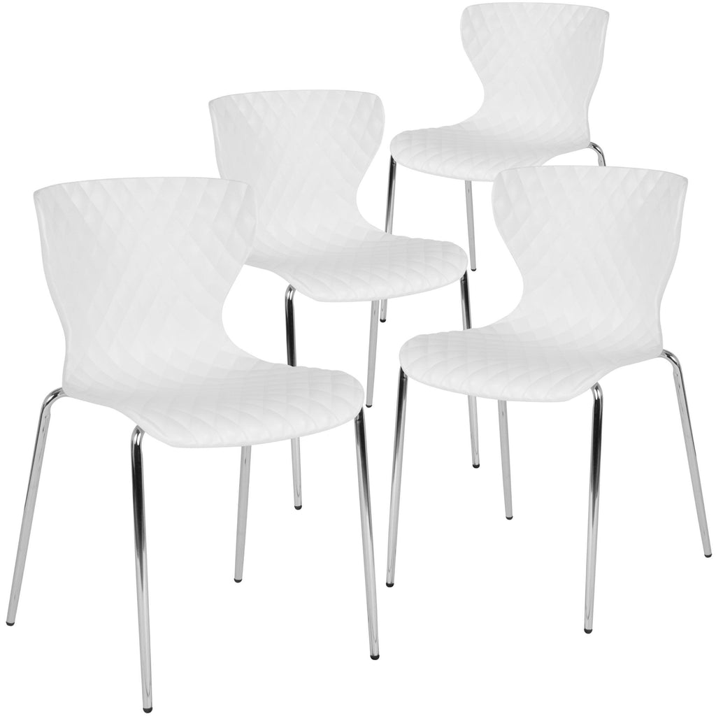 Gray Plastic Stack Chair Y94362