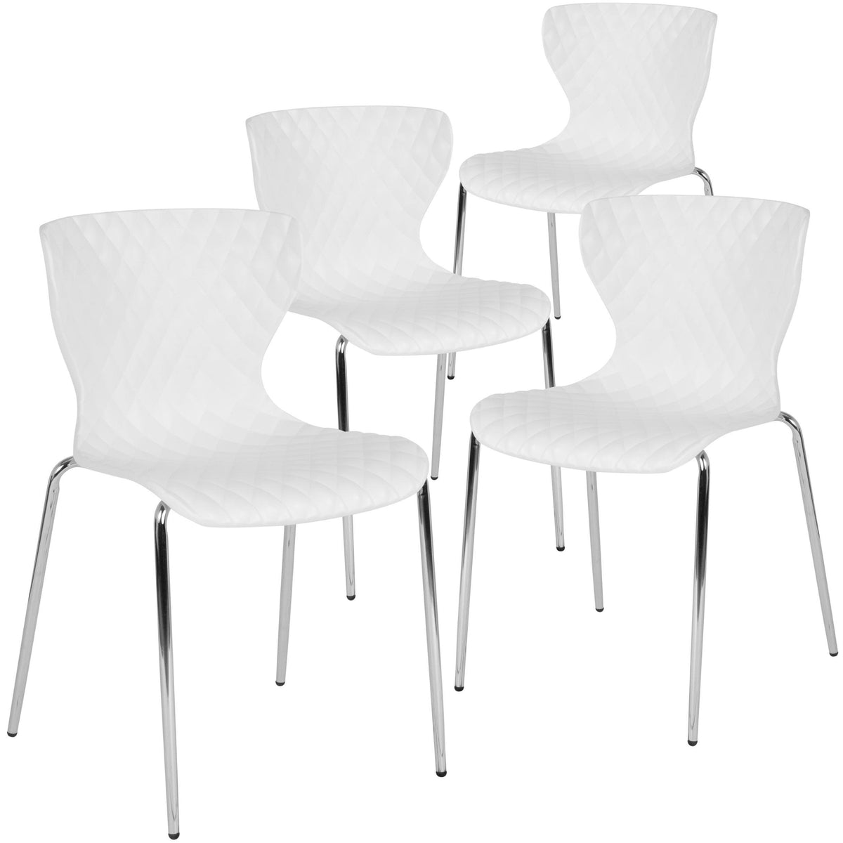 Gray Plastic Stack Chair Y94362