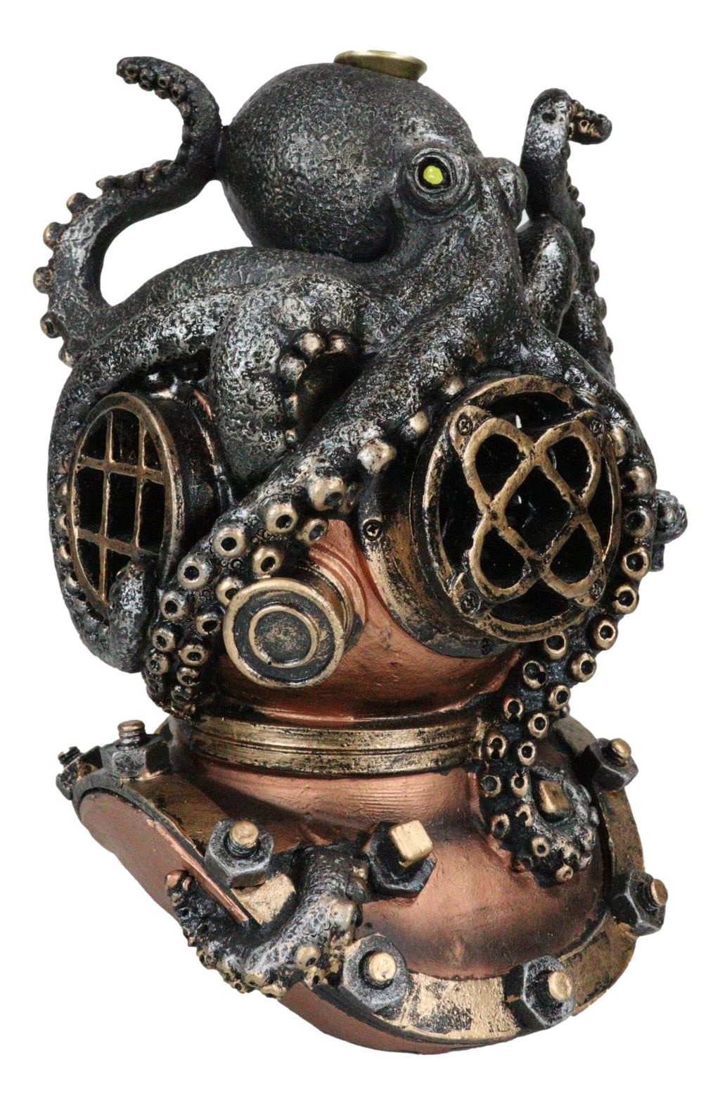 Steampunk Divers Helmet Incense Cone Burner Y68688