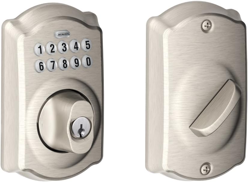 Satin Nickel Keypad Deadbolt Z6581