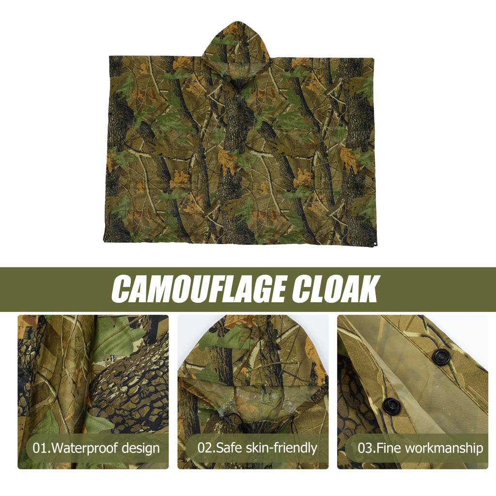 Raincoat Poncho Outdoor Emergency Coat D799