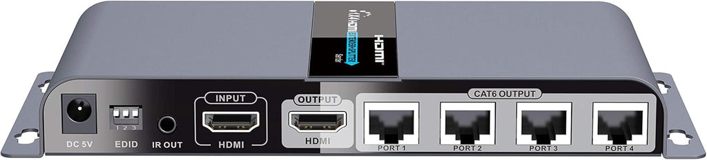 1080P 1x2 HDMI Splitter Over Cat6 Extender with IR X8685