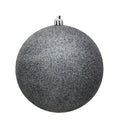 Pewter Glitter Ball Drilled Cap D40178
